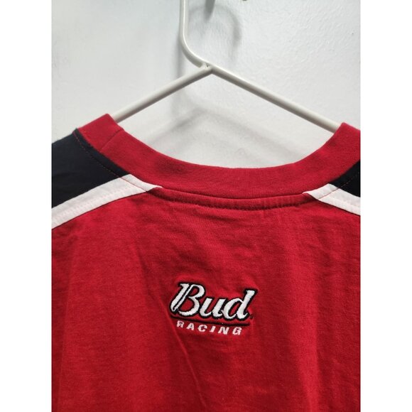 Vintage Nascar Mens Dale Jr #8 T-Shirt Medium Red Bud Racing Winners Circle - Picture 9 of 10